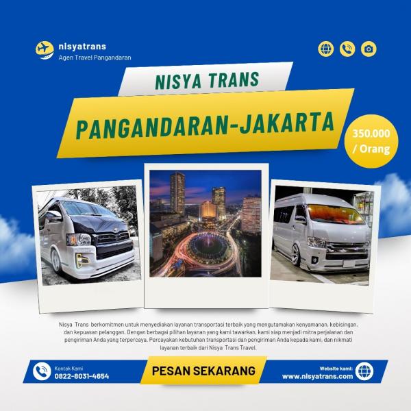 Travel Pangandaran - Jakarta Termurah 